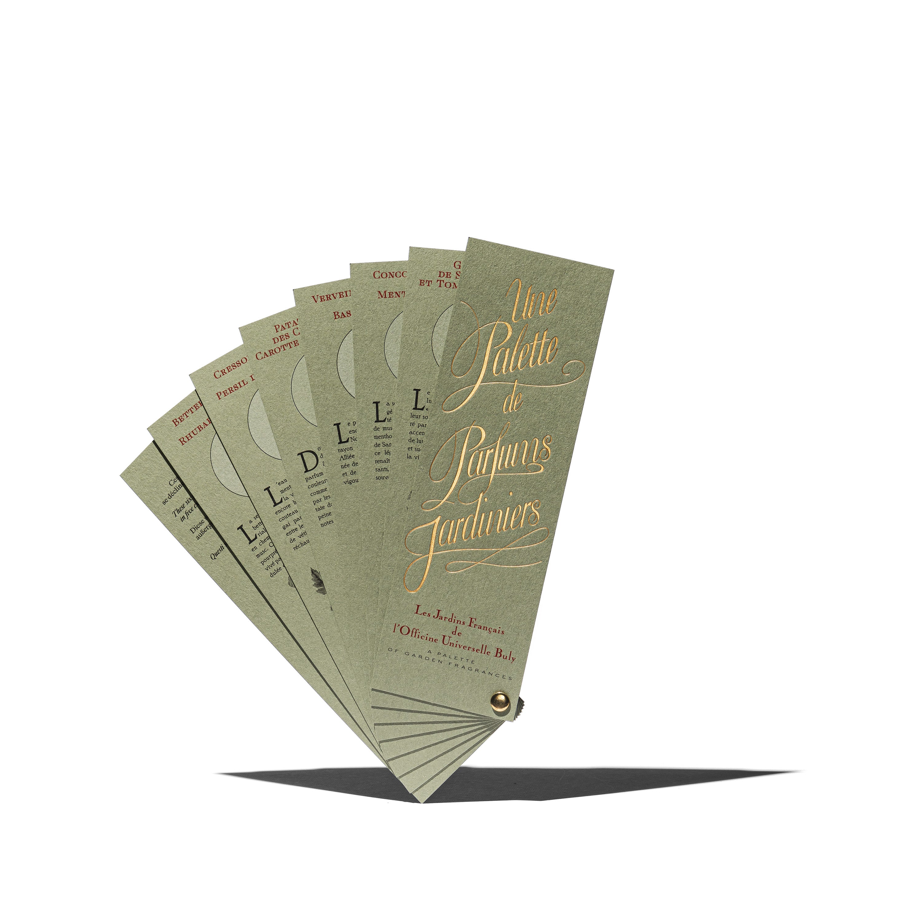 The Olfactory Chart - Les Jardins Français Collection