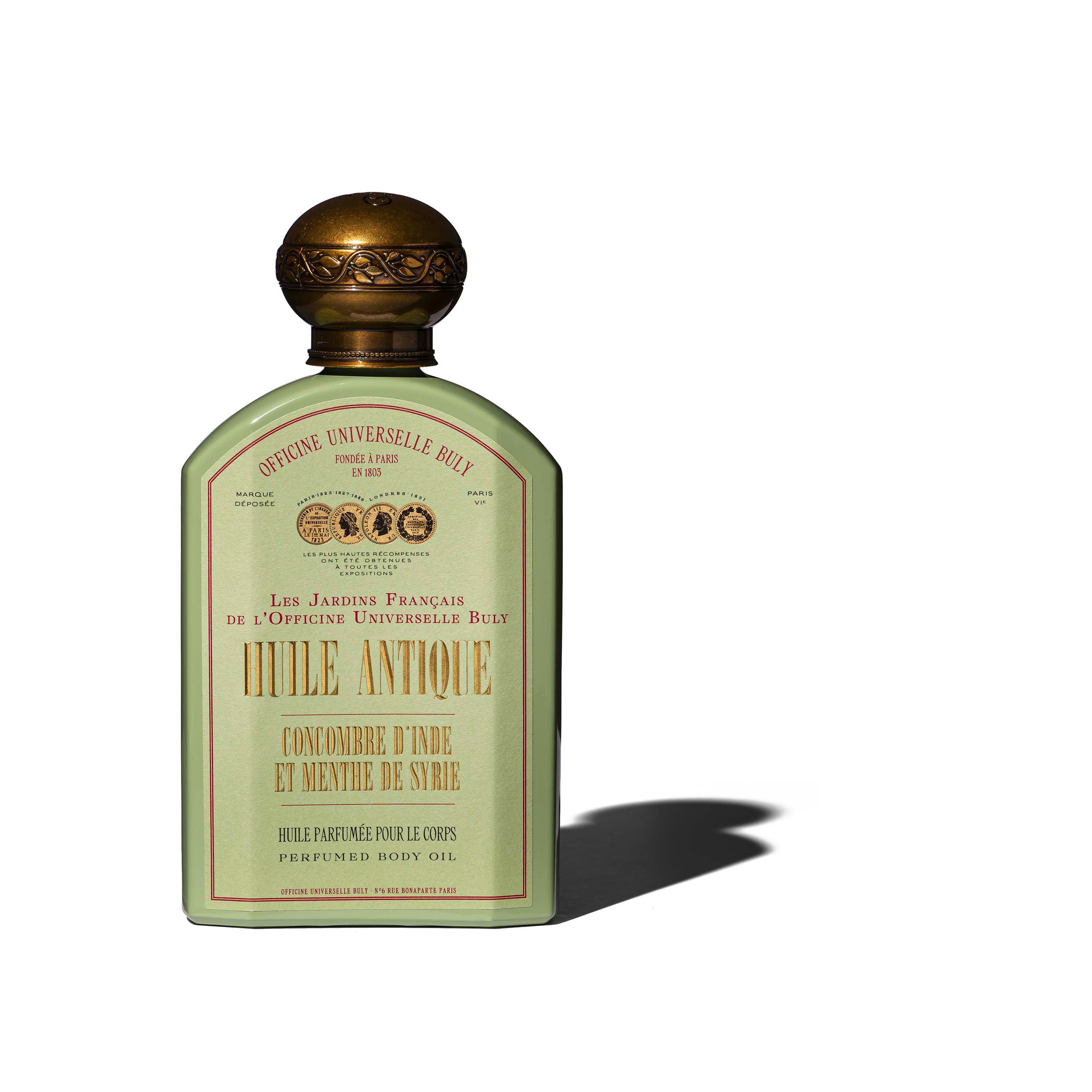 Huile Antique Concombre d’Inde et Menthe de Syrie : Huile Antique – Officine Universelle Buly