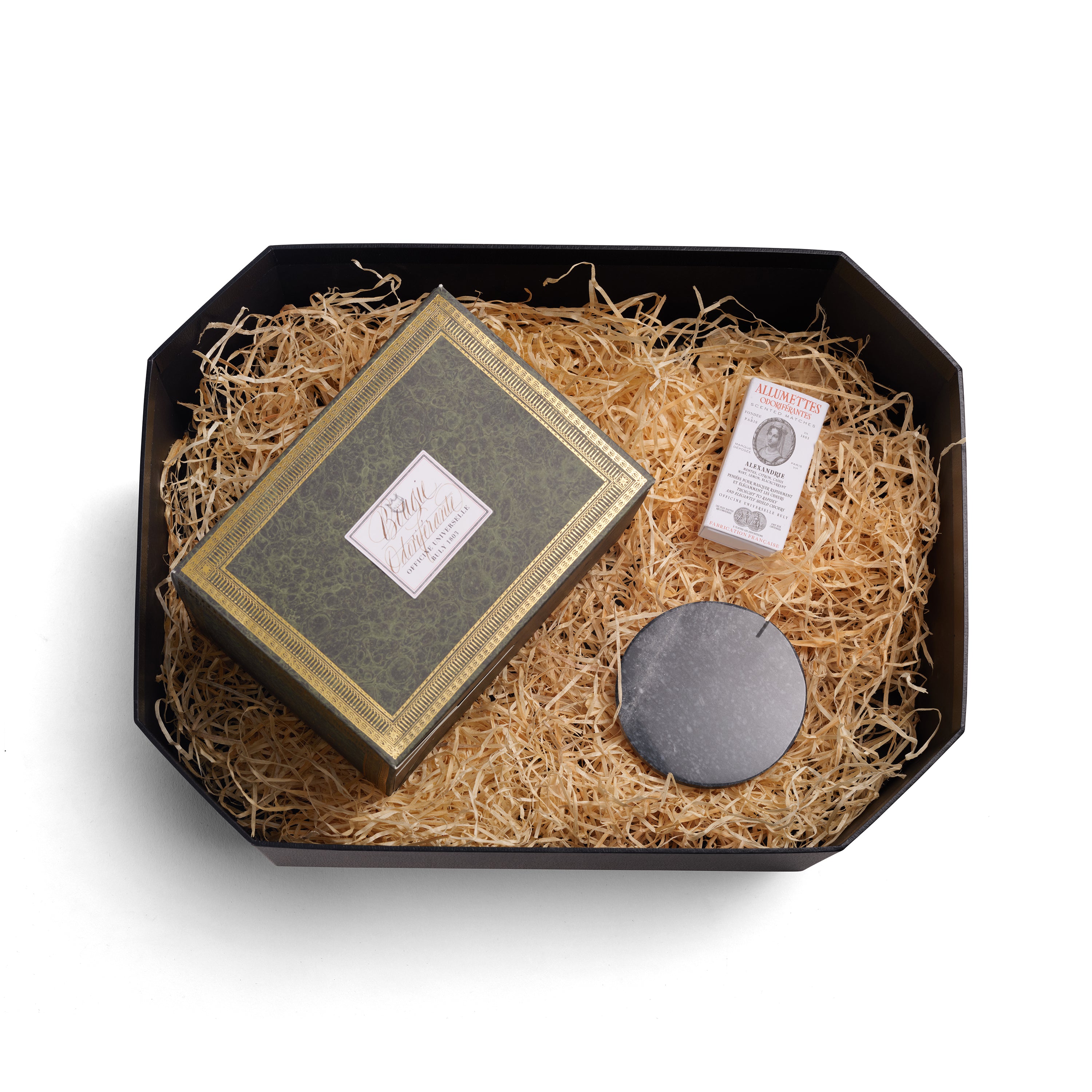 Gémellité de marbre - Ébène