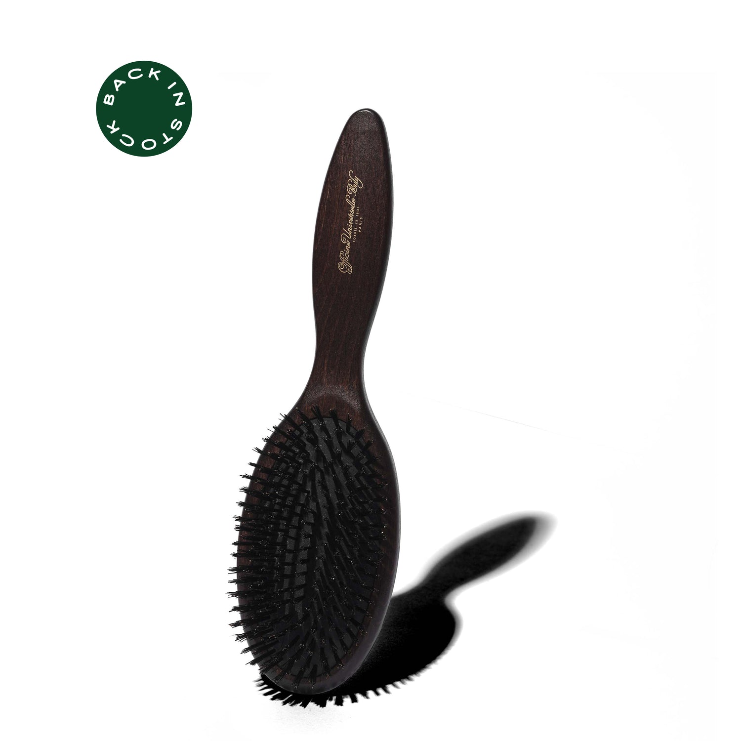 Brosse à cheveux en poils de sanglier
