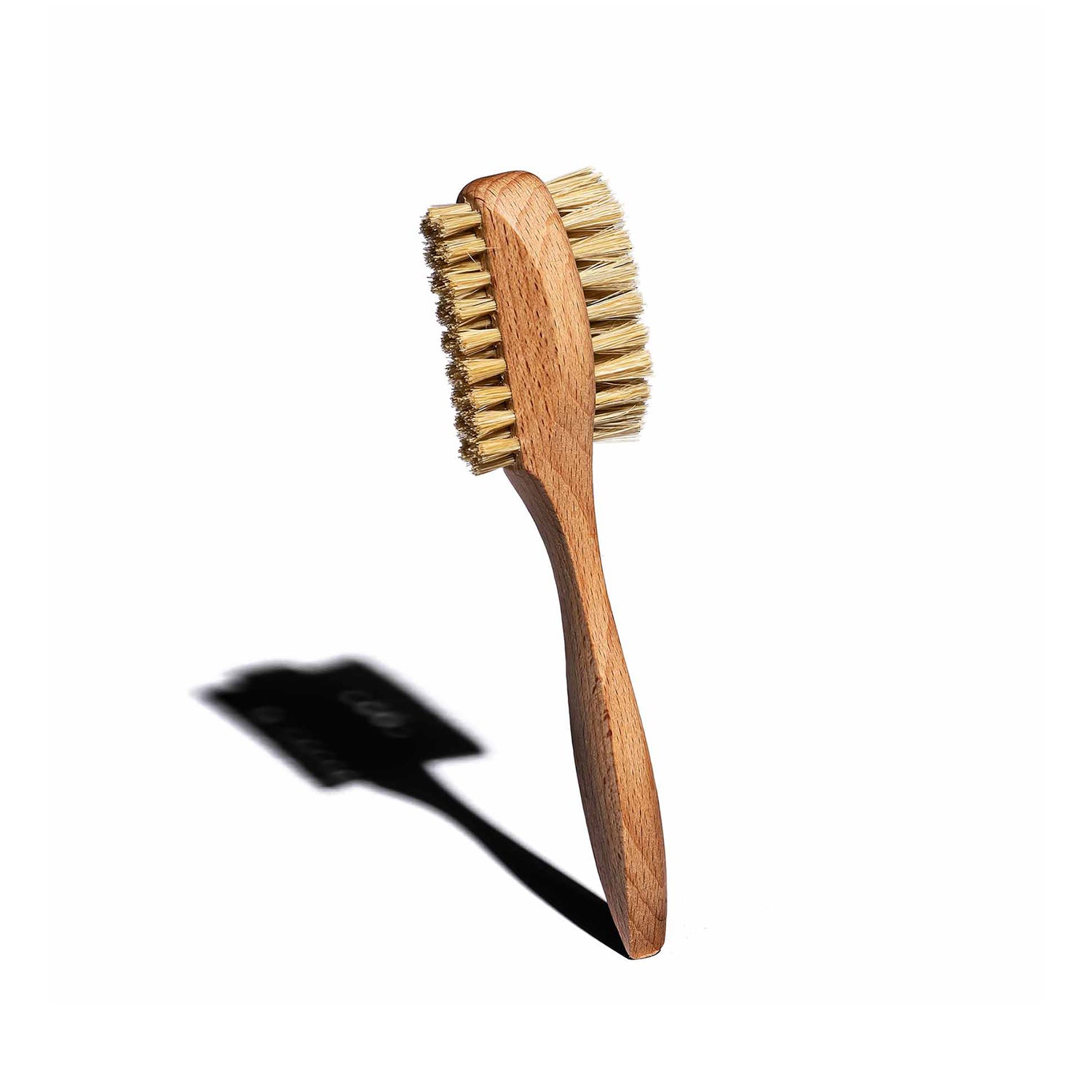 Nail brush with handle