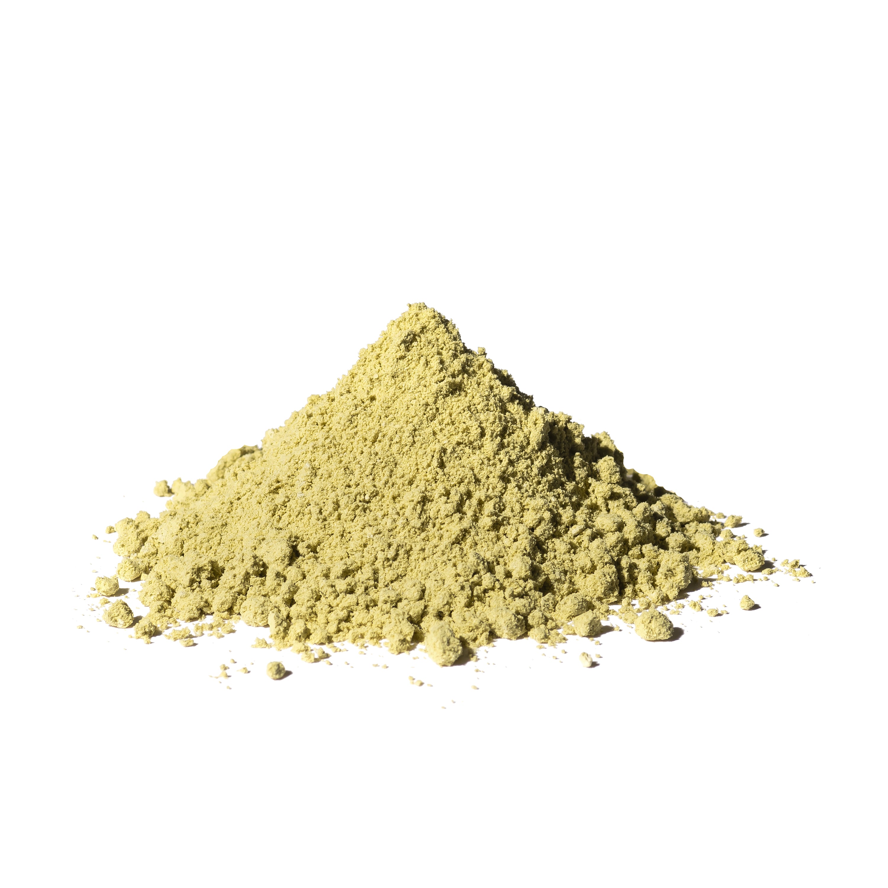 Rice bran and matcha powder